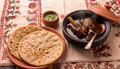 2 Sattu Parathas With Champaran Mutton Curry