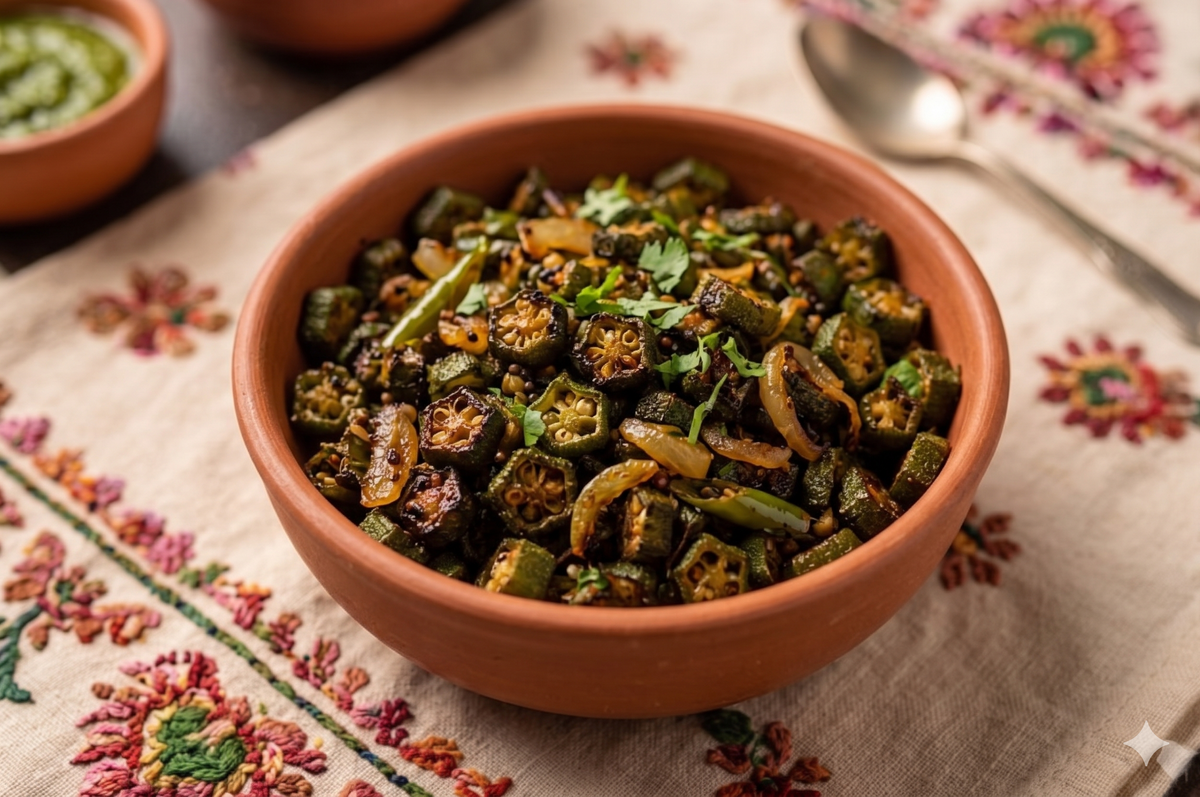 Bhindi Bhujia (dry Sabji)