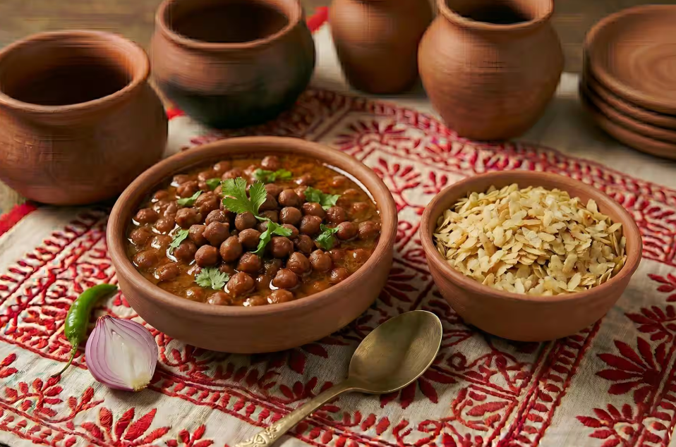 Chana Ghughni With Chuda