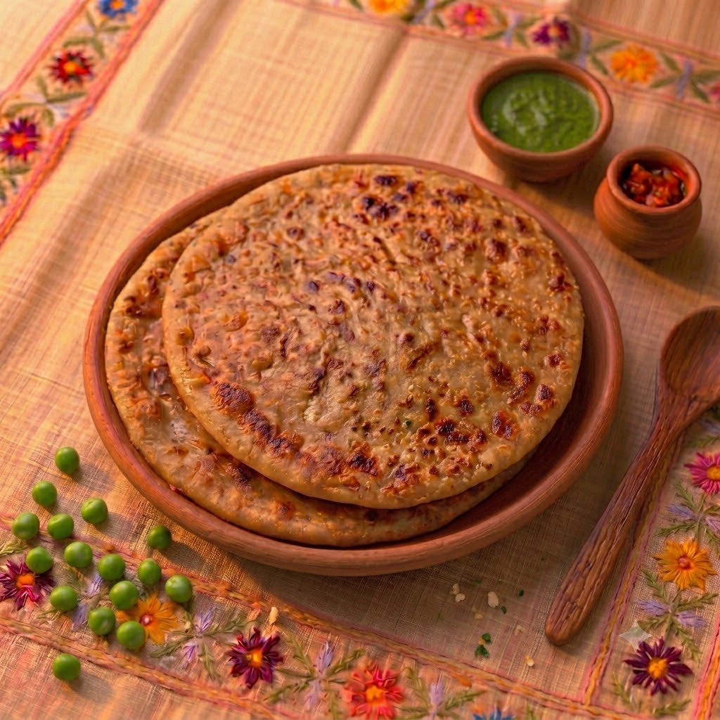 Matar Paratha